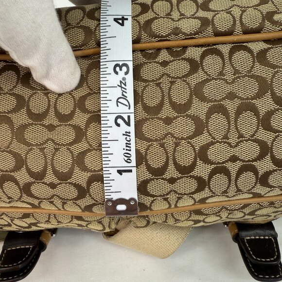 Coach F70283 Signature Messenger Camel - Picture 5 of 15
